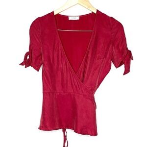 Sage the label 2 piece burgundy set size small